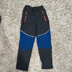 Boys, water resistant pants.